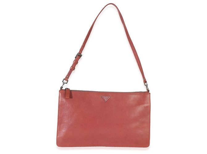 Pochette Prada Vintage Pink Bufalino Chic Rosa - vista 8