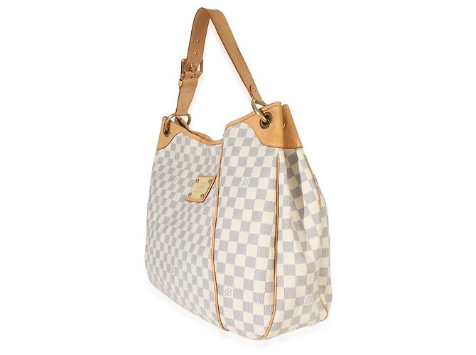 Louis Vuitton Damier Azur Canvas Galliera GM Beige - vista 3