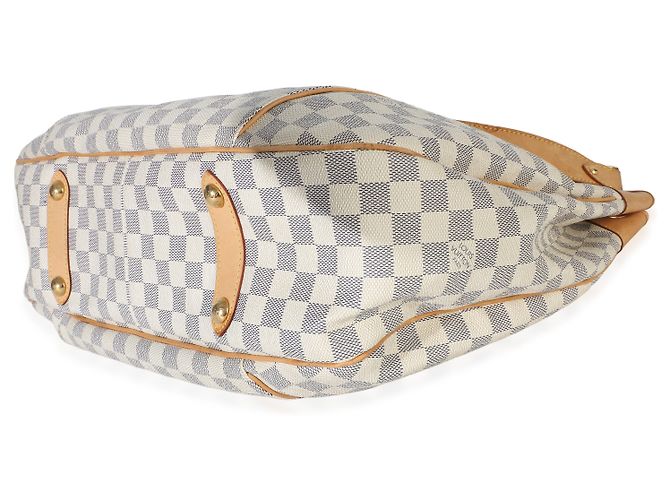 Louis Vuitton Damier Azur Canvas Galliera GM Beige - vista 6