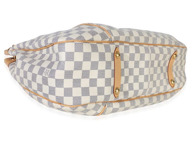 Louis Vuitton Damier Azur Canvas Galliera GM Beige - vista 7