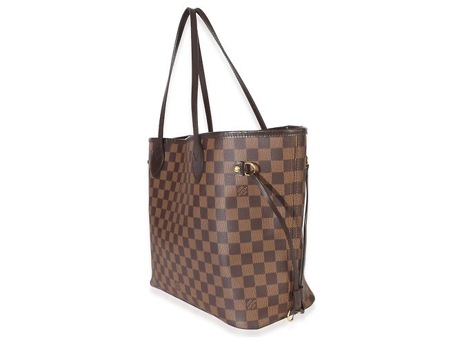 Louis Vuitton Damier Ebene Canvas Neverfull MM Castaño - vista 3