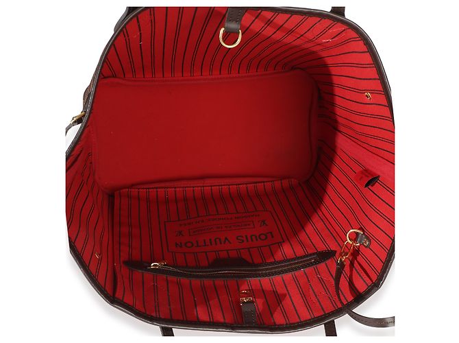 Louis Vuitton Damier Ebene Canvas Neverfull MM Castaño - vista 5