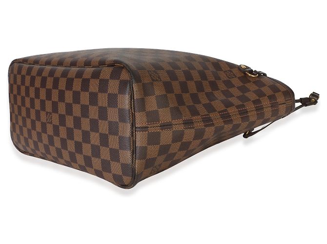 Louis Vuitton Damier Ebene Canvas Neverfull MM Castaño - vista 7
