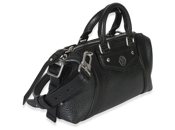 Louis Vuitton Black Pixel Lambskin LV Biker PM Nero - vista 4