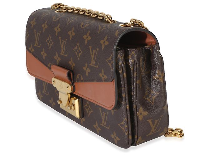 Louis Vuitton Marceau in Tela Monogram Caramello Marrone - vista 3