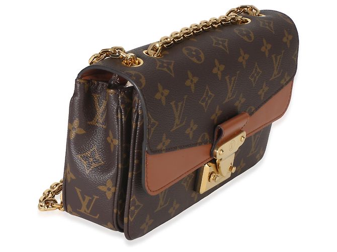 Louis Vuitton Marceau in Tela Monogram Caramello Marrone - vista 4