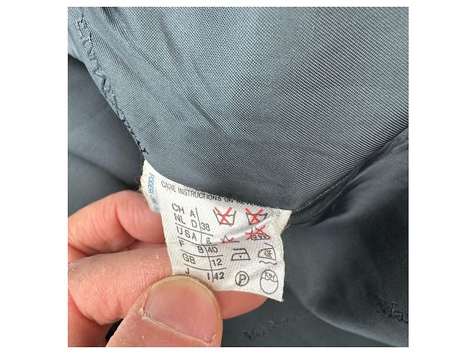 Max Mara Mantello Abrigo Lana y Cachemira Azul oscuro - vista 5