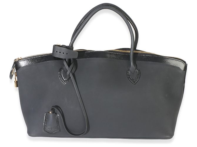 Borsa Louis Vuitton Obsession Lockit East-West in pelle di vitello nera Nero - vista 8