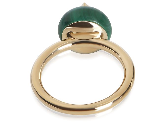 Anello B Blossom in oro giallo, malachite e diamante Louis Vuitton - vista 4