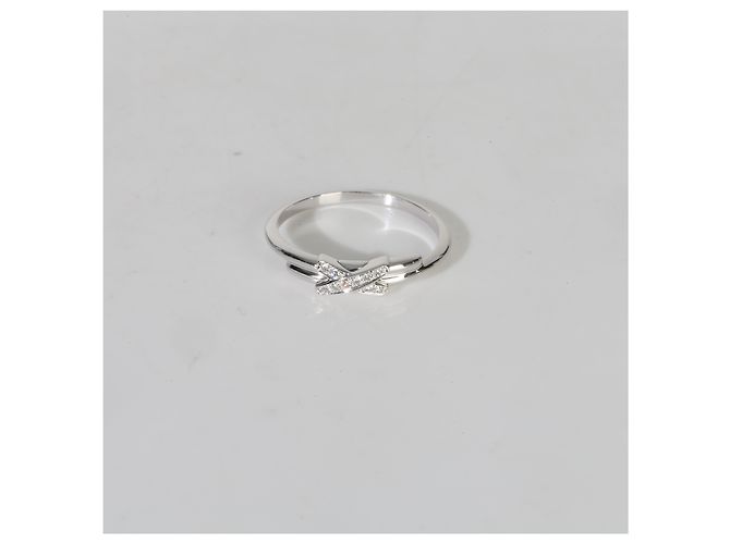 Anello Jeux de Liens in oro bianco e diamanti Chaumet - vista 6