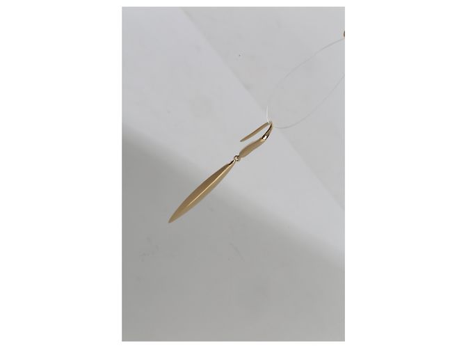 Orecchini pendenti a piuma in oro giallo Tiffany & Co. - vista 4