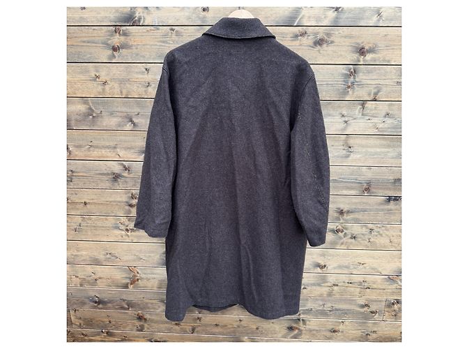 CP Company Wool Blend Overcoat Grey - view 3