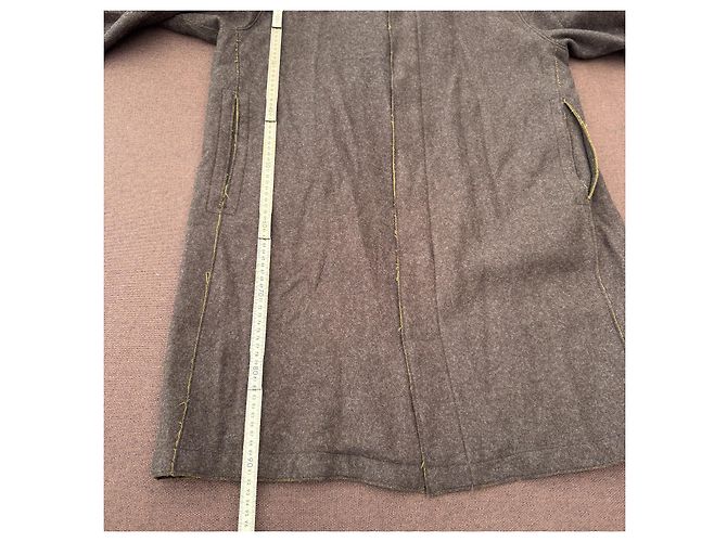 CP Company Wool Blend Overcoat Grey - view 7