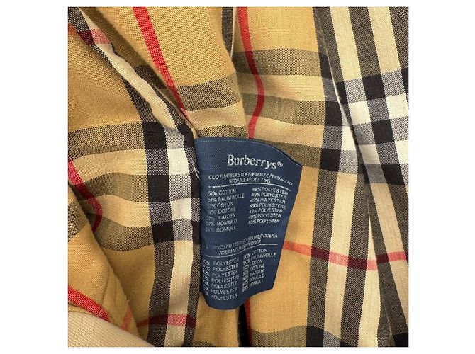Burberrys Trench Beige in Cotone - vista 4