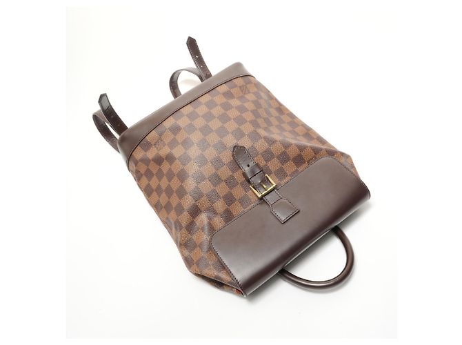 Zaino Louis Vuitton Damier Soho Marrone - vista 7