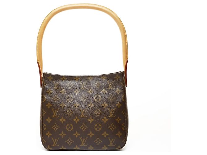 Borsa a Spalla Louis Vuitton Monogram Looping MM Marrone - vista 2