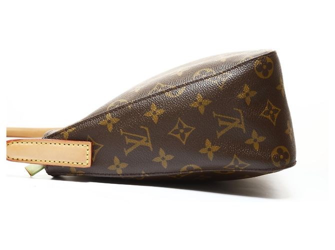 Borsa a Spalla Louis Vuitton Monogram Looping MM Marrone - vista 3