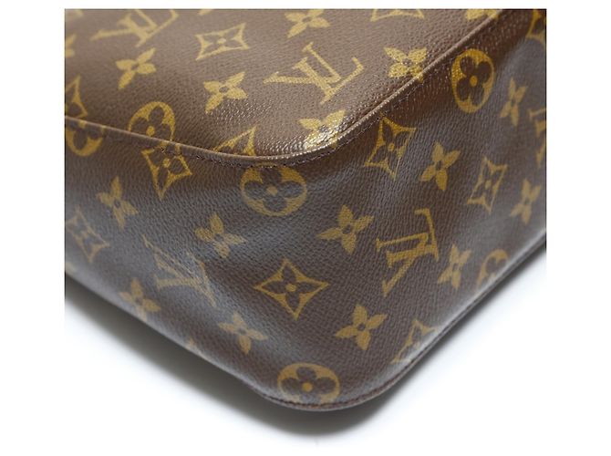 Borsa a Spalla Louis Vuitton Monogram Looping MM Marrone - vista 5