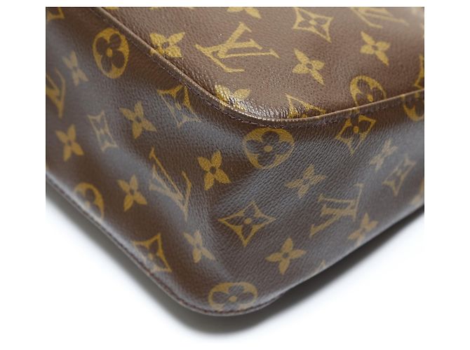 Borsa a Spalla Louis Vuitton Monogram Looping MM Marrone - vista 6