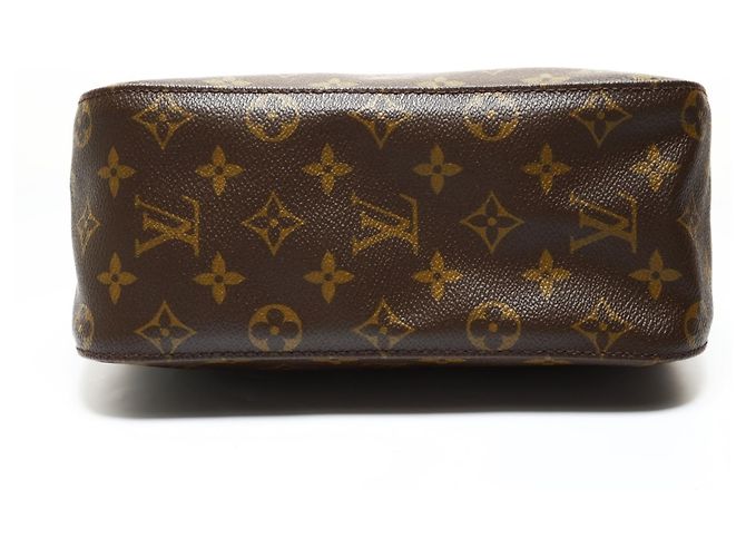 Borsa a Spalla Louis Vuitton Monogram Looping MM Marrone - vista 7