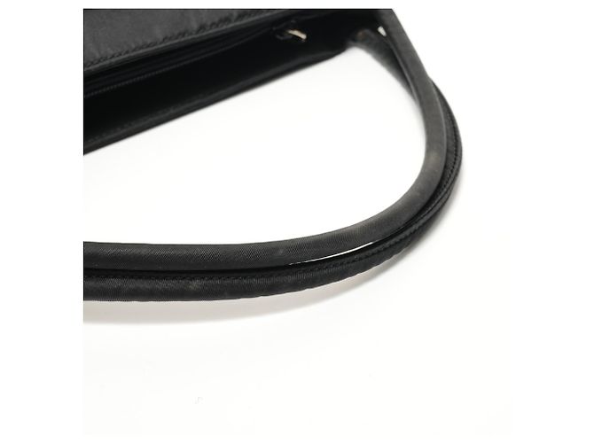 Prada Ein-Schulter-Nylon-Handtasche Braun Schwarz - Ansicht 11