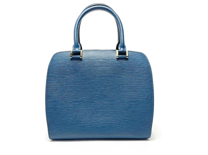 Borsa Louis Vuitton Pont Neuf Epi Blu - vista 2