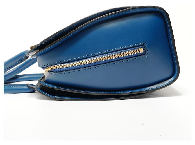 Borsa Louis Vuitton Pont Neuf Epi Blu - vista 3