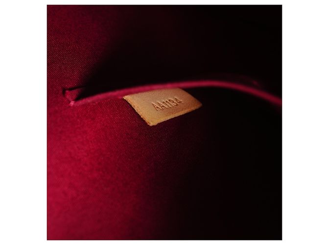 Borsa Louis Vuitton Alma BB Monogram Vernis Rosso Monogramma - vista 10