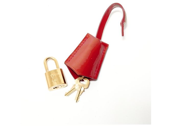 Borsa Louis Vuitton Alma BB Monogram Vernis Rosso Monogramma - vista 14
