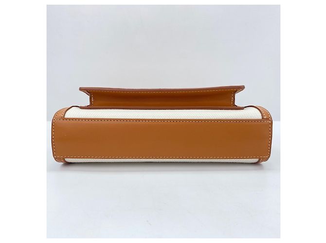 Mini borsa a taschino Burberry Bianco - vista 7