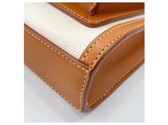 Mini borsa a taschino Burberry Bianco - vista 8