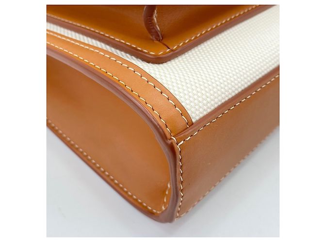 Mini borsa a taschino Burberry Bianco - vista 9
