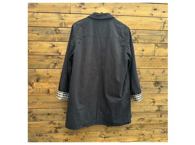 Gabardina Burberry con forro Nova Check Gris antracita - vista 2
