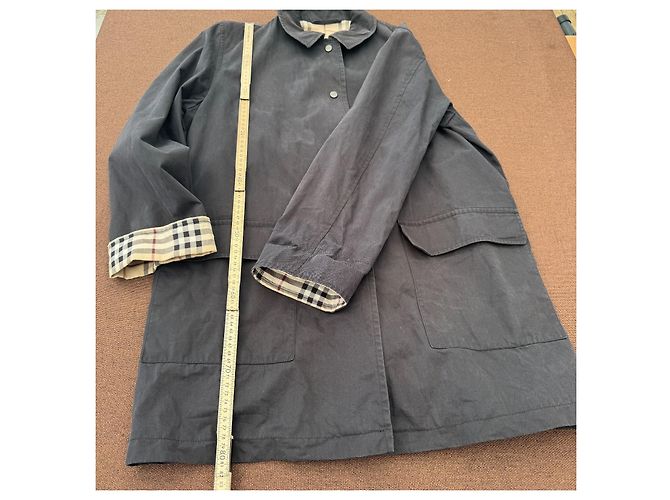 Gabardina Burberry con forro Nova Check Gris antracita - vista 6