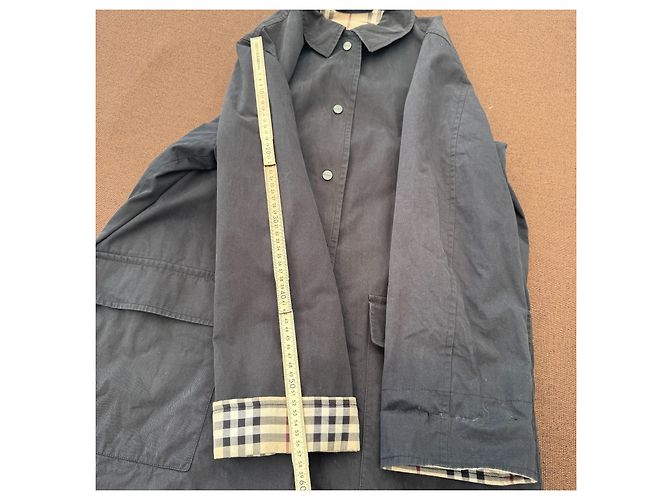 Gabardina Burberry con forro Nova Check Gris antracita - vista 7