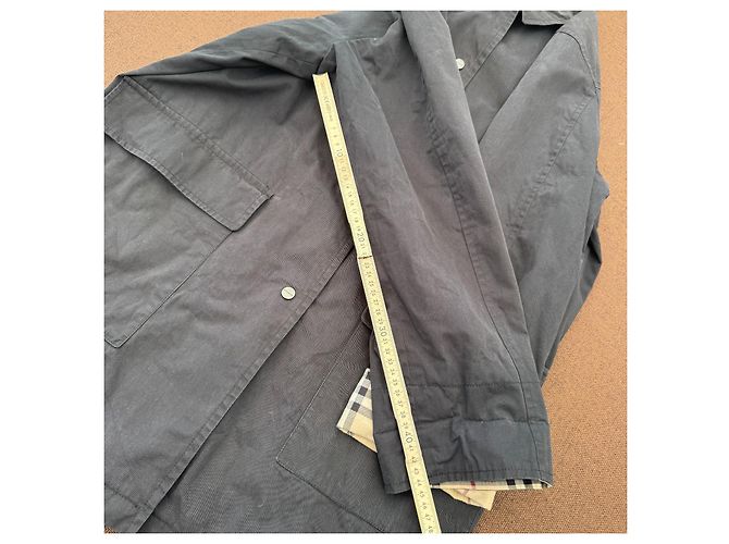 Gabardina Burberry con forro Nova Check Gris antracita - vista 9