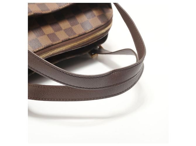 Borsa Louis Vuitton Damier Belem MM Marrone Damier ebene - vista 11