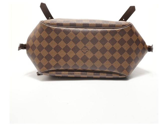 Borsa Louis Vuitton Damier Belem MM Marrone Damier ebene - vista 7