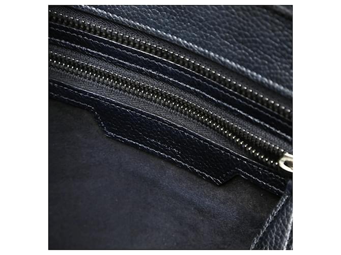 Céline Borsa Celine Luggage Micro Shopper Nero - vista 10
