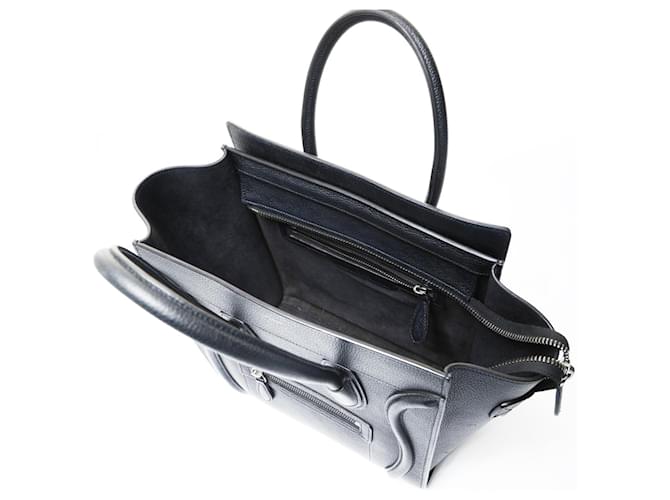 Céline Borsa Celine Luggage Micro Shopper Nero - vista 11