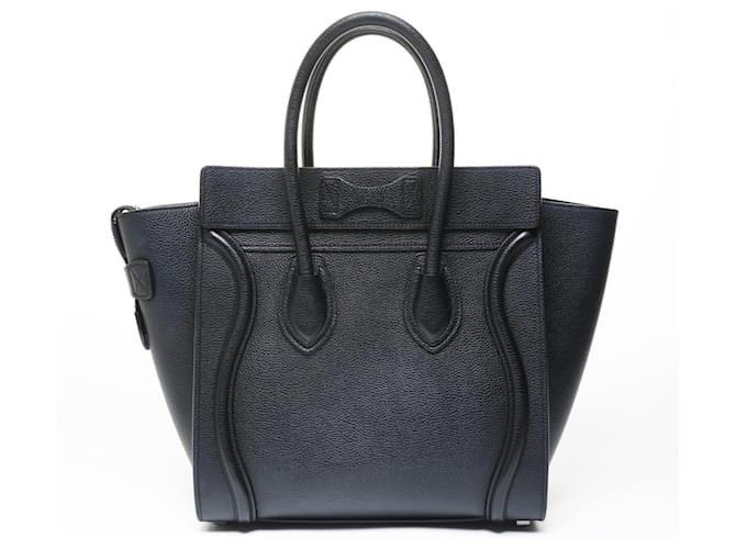Céline Borsa Celine Luggage Micro Shopper Nero - vista 2