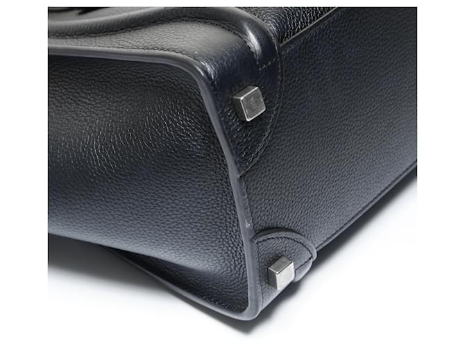 Céline Borsa Celine Luggage Micro Shopper Nero - vista 5