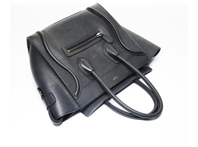 Céline Borsa Celine Luggage Micro Shopper Nero - vista 9