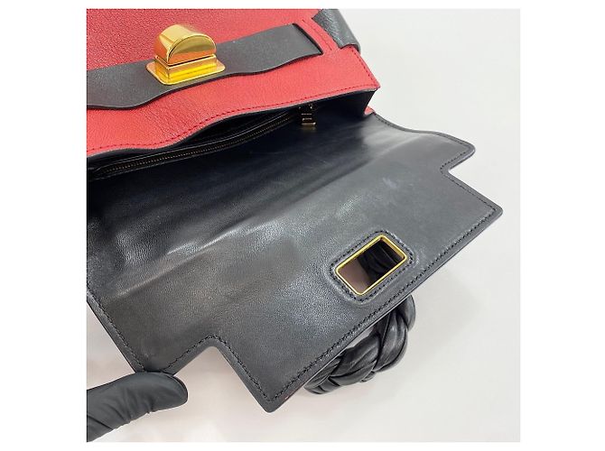 Borsa 2-Way Miu Miu Miu Madras Click Rosso - vista 12