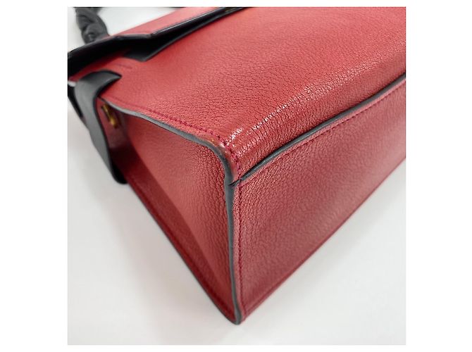 Borsa 2-Way Miu Miu Miu Madras Click Rosso - vista 8