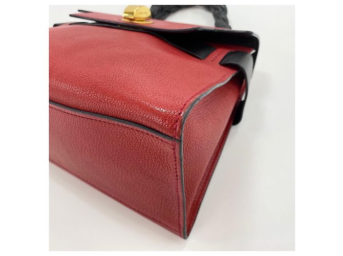 Borsa 2-Way Miu Miu Miu Madras Click Rosso - vista 9