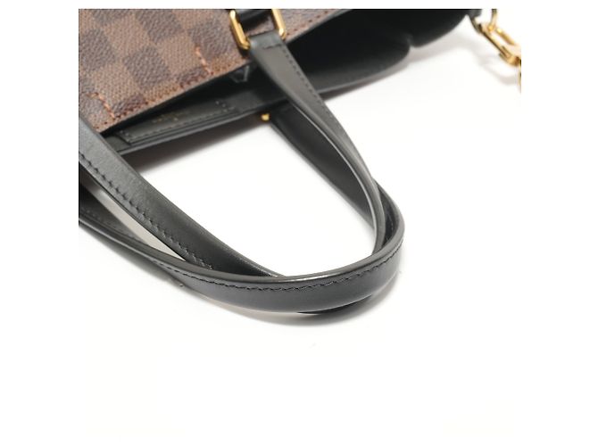 Borsa Tote Louis Vuitton Damier Ebene Belmont NV BB Marrone - vista 12