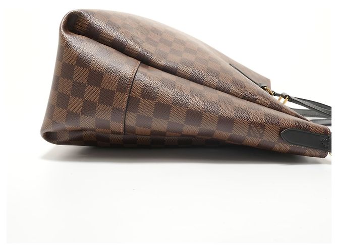 Borsa Tote Louis Vuitton Damier Ebene Belmont NV BB Marrone - vista 4