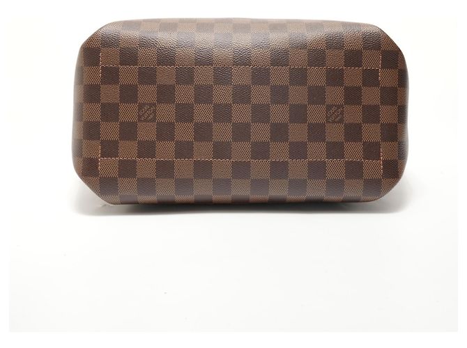 Borsa Tote Louis Vuitton Damier Ebene Belmont NV BB Marrone - vista 7