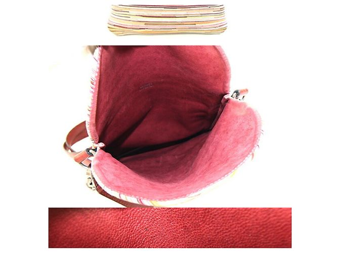 Hermès Borsa a tracolla Pillow Hermes in Rouge H Rosso - vista 2